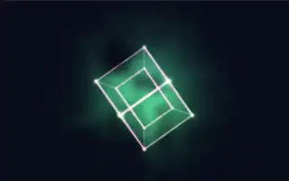 Wireframe Cube preset